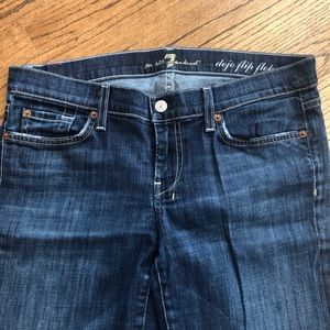 7 for all Mankind jeans - dojo flip flop